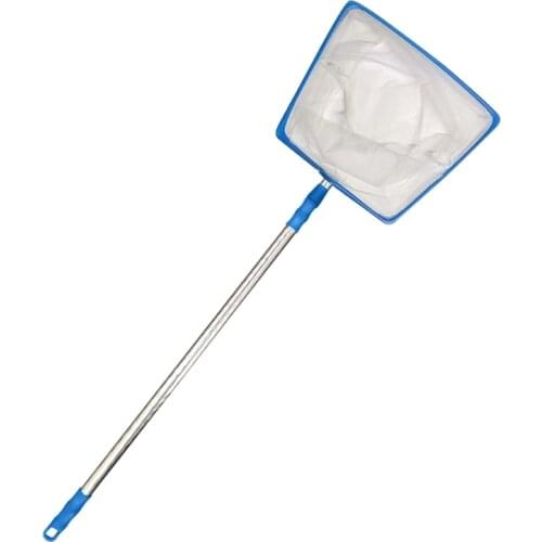 Scalable Fine Mesh Swinging Pool Leaf Skimmer Net Detachable Large Capacity Skimmer Above Ground Pool Maintenance Pools