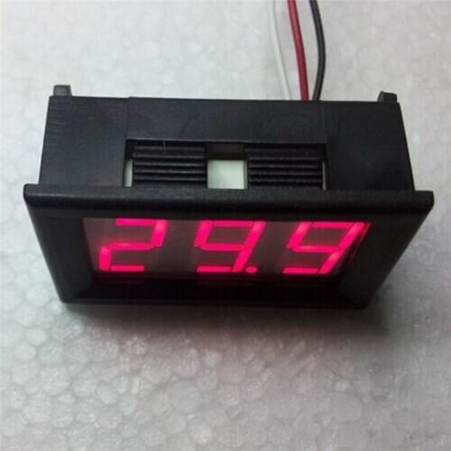 Mini Voltmeter Tester 3-Digital Voltage Test Battery DC 0-30V Red Auto Car LW