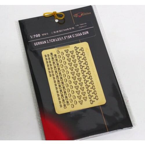 Flyhawk FH700130 1/700 WWII Germany 3.7cm/L83(1.5'')Sk C/30 AA Gun - Upgrade Detail Set