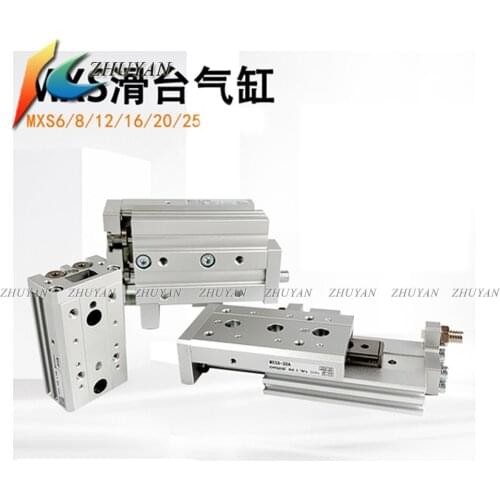 NEW Original MXS6-30A Double Acting cylinder adjuster pneumatic air slide table Free shipping