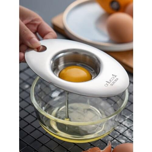 Onlycook 304 Stainless Steel Egg Yolk Egg White Separator Egg Protein Egg Mixture Filter Artifact Egg Separator