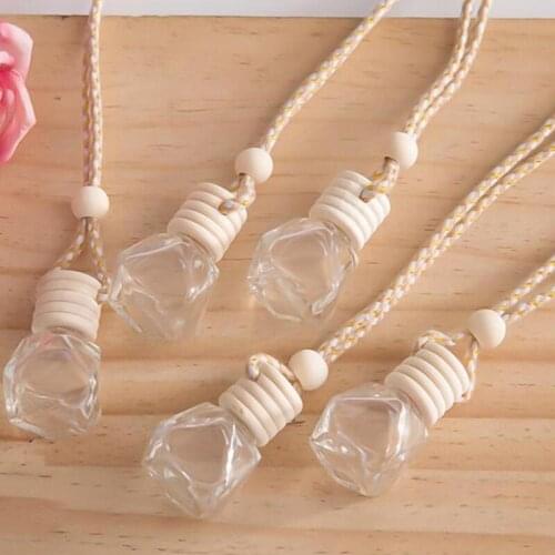 Empty Bottle Pendant Air Outlet Freshener Diffuser Bottle Clip Perfume Essential Oil Perfume Pendant Interior Decoration