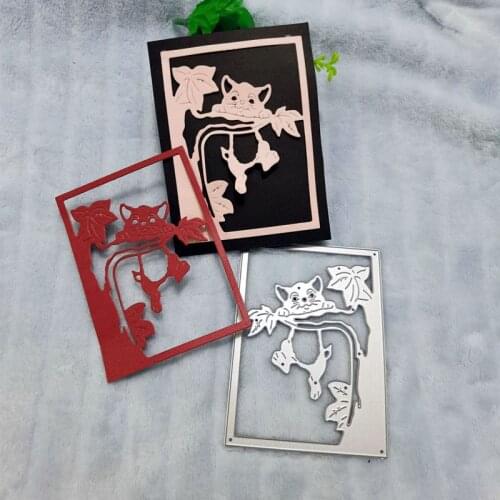 Plants, animals, background Metal Cutting Dies for DIY Scrapbooking Album Paper Cards Decorative Crafts Embossing Die Cuts