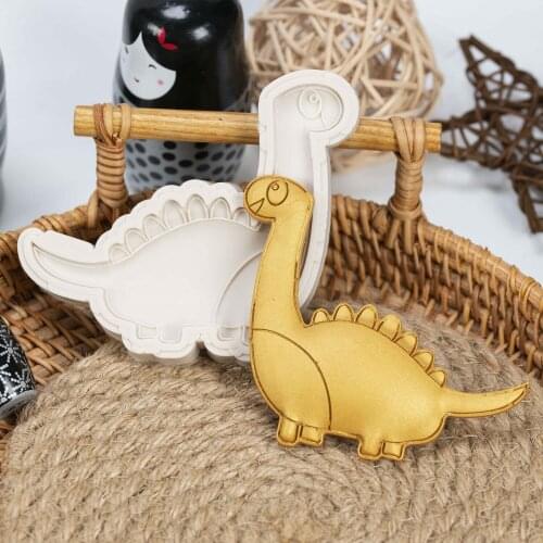 Jurassic Dinosaur Silicone Molds 3D Candy Chocolate Fondant Molds For Baking Baby Birthday Cake Decorating Tools Cookie Baking