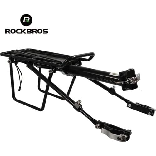 ROCKBROS Aluminum Alloy Bike Rack Bicycle Rack MTB Road Bike Shelf Quick Release Manned Rear Tailstock Bicycle Accessories