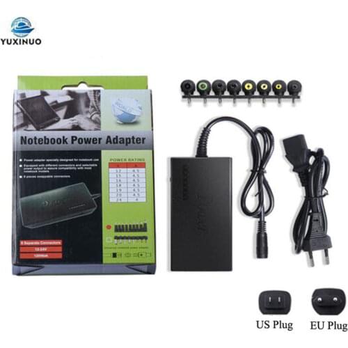 Universal Power Adapter 96W 12V To 24V Adjustable Charger Set 2pin 8 Detachable Plug For Dell Toshiba Hp Lenovo Asus Acer Laptop