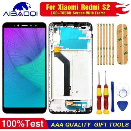 AiBaoQi For 5.99'' Xiaomi Redmi S2 LCD&Touch screen Digitizer with frame assembly lcd screen display replacment tools 5.99 inch