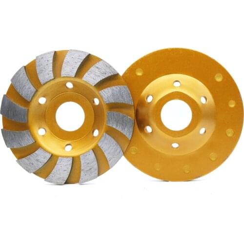 90mm 1Piece Diamond Cup Wheel Silent Core Turbo Cup Grinding Aluminum Base Abrasive Tool For Stone Marble Ceramics