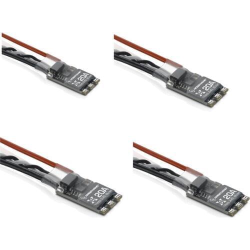 4pcs XRotor Micro 20A / 30A / 35A BLHeli Mini ESC Hobbywing Supports OneShot For FPV Racing Quadcopter Drone High Quality