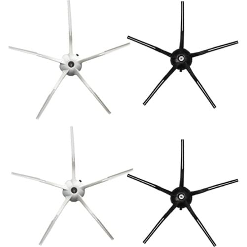 5-Arm Silicone Side Brush For Xiaomi Roborock S7 S7 Max S7 Maxv T7S T7S Plus S6 S5 MAX S50 S55 E35 E2 Robot Vacuum Cleaner Parts