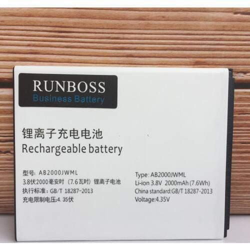 AB2000JWML 2000mAh Battery For PHILIPS Xenium S337 CTS337 S316T S316 Rechargeable Replacement Li-ion Cell Phone Battery