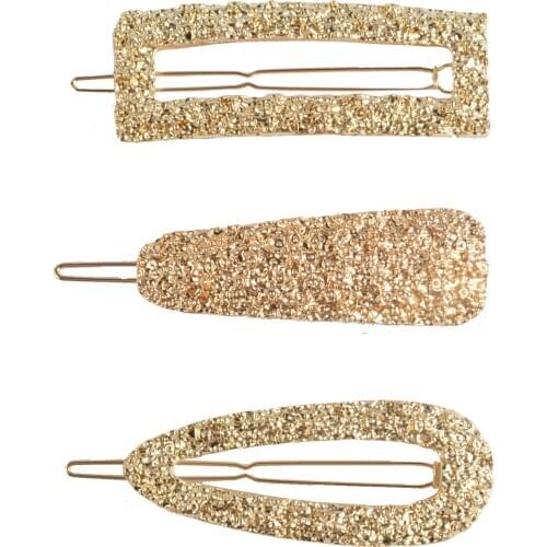 Free Shipping Metal Alloy Hairgrip Girls Snap Hair Clips for Women Gold Hair Accessories Women Barrettes Clip,ACC285