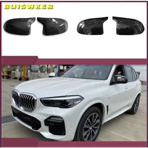For BMW X3 X4 X5 X6 2014 2015 2016 2017 2018 Rear View Side Mirror Cover F25 F26 F15 F16 Carbon fiber pattern Accessories