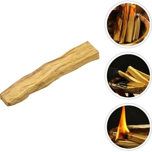 1Pc Palo Santo Natural Incense Sticks Wooden Smudging Stick In-Air Aromatherapy (Random Type)