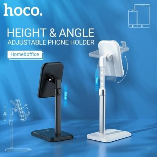 Hoco desktop phone holder telescopic tablet support smartphone bracket desk mobile table mount cell phone adjustable universal