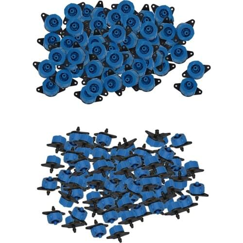 100 Pieces 1/2 GPH Pressure Compensated Drippers Water Saving for Horticulture Irrigation Balcony Gardening