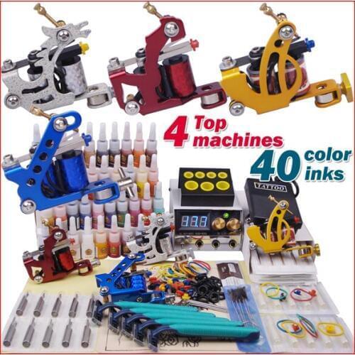 Tattoo machine kits for sale permanent makeup supply 4 digital tattoo machine best tattoo machines price
