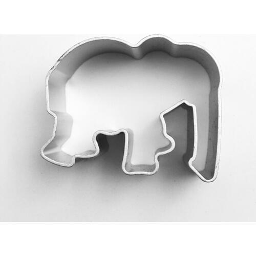 Kitchen Elephant Shaped DIY Cookies Mold Metal Cookie Cutter Chocolate Biscuit Cutting Mold