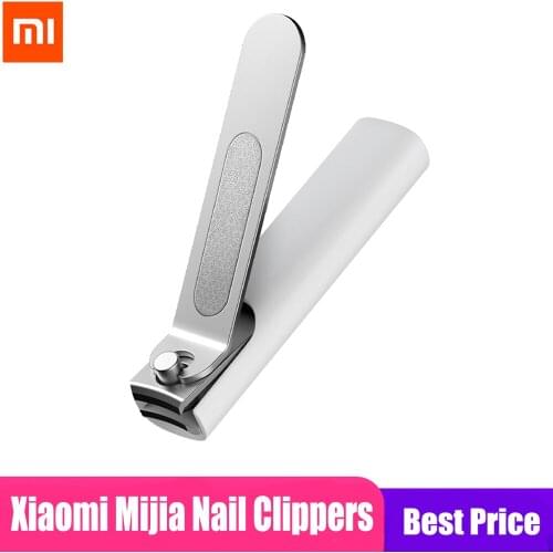 Xiaomi Mijia Stainless Steel Nail Clippers With Anti-splash cover Trimmer Pedicure Care Nail Clippers Professional File