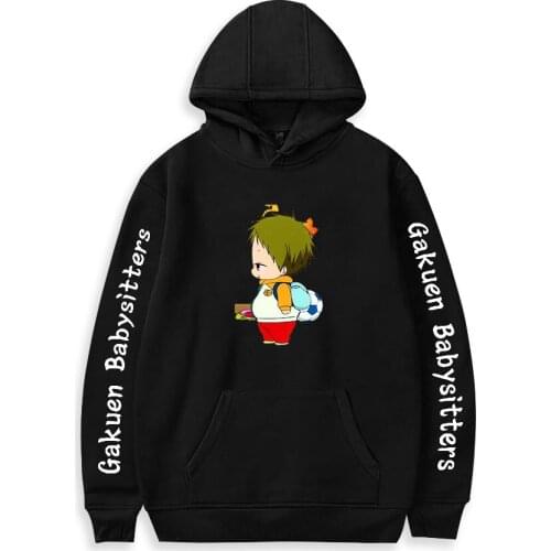 Anime Gakuen Babysitters Cute Style Japanese Stylish Hoodies Sweatshirt Streetwear New Harajuku Funny Long Sleeve Pullover Tops