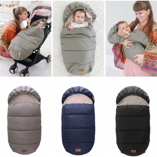 Mulit-function Universal Stroller Footmuff Baby Sleeping Bag Thickened Warm Newborn Cocoon Envelopes Sleepsacks Blanket Cushion