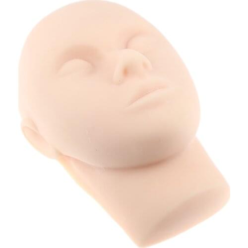 1:1 Silicone Soft Head Model - Face Suture & Injection Surgery Teaching, Tattooing Beauty & Massage Acupoint Training