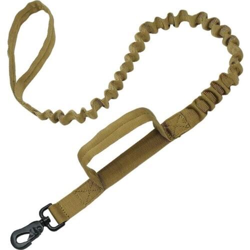 Military Tactical Dog Training Leash K9 Working Dog Lead Nylon Bungee Leash for Medium Large Dogs German Shepherd 95-140cm