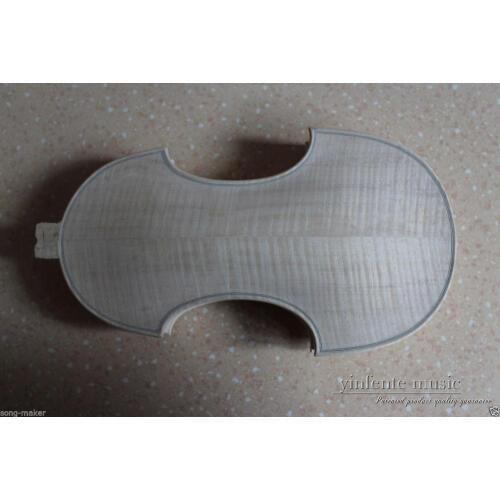 New one 4/4 unfinished violin body flame maple back Russian spruce top #1-1