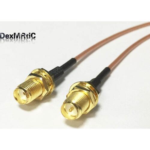 New wireless modem cable SMA Female Jack nut Switch RP-SMA Jack nut pigtail RG178 Wholesale 15CM 6" Adapter wholesale