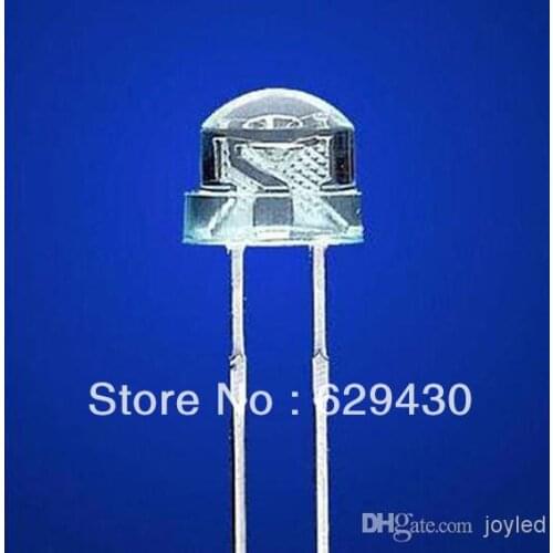 Wholesale - 1000pcs/lot Dip 5mm/4.8mm Strawhat Led Diode Ultra Bright Emerald Green LED Diode Round Water Clear