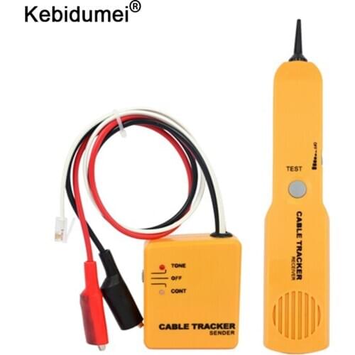 Portabl RJ11 Network Phone Telephone Cable Tester Toner Wire Tracker Tracer Diagnose Tone Line Finder Detector Networking Tools
