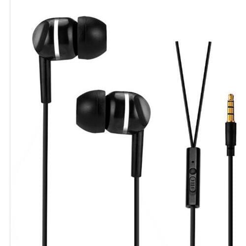 Qijiagu Universal In-Ear wired Headset high quality Wire Control Headset with Microphone