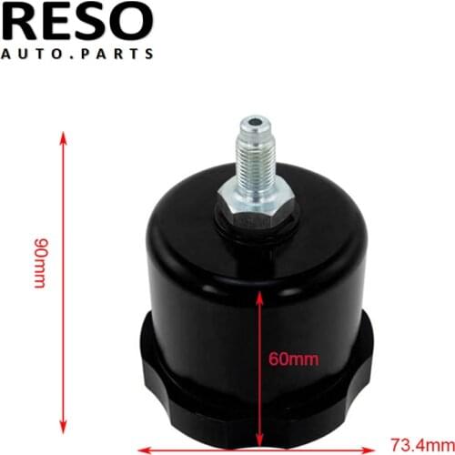 RESO--Free Shipping Red Aluminum Racing Hydraulic Drift Hand Brake Oil Tank For Fluid Reservoir E-brake
