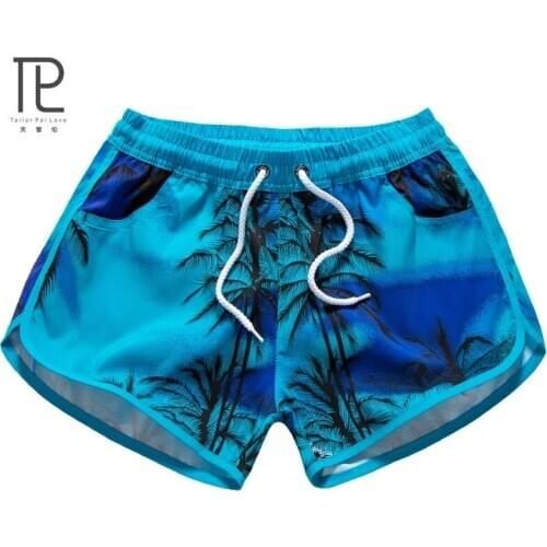 Tailor Pal Love Quick Dry Shorts for Women Casual sports Elastic Waist Short pants Breathable and Soft 2 Colors optional