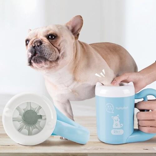 Pet Cat Dog Foot Clean Cup Cleaning Tool Silicone Washing Brush Paw Washer French Bulldog Pug Supplies Pet Accessories For Dogs