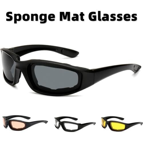Cycling Sunglasses Outdoor Bicycle Riding Equipment Mens Glasses Skiing Goggles Tactical Goggles Sports Sponge Pads Sunglasses