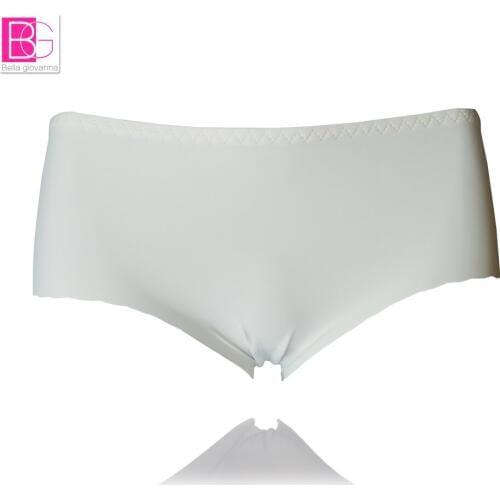 L'bellagiovanna Women Briefs Seamless New Thin One-piece Panties Female Abdomen Tummy Control Active Underwear Boyshorts 1314