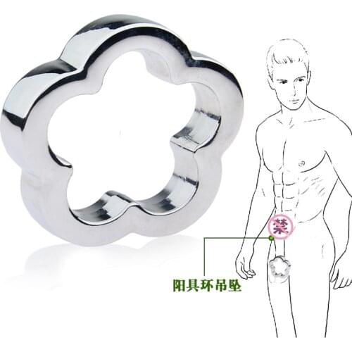 Penis Weight-bearing Penis Ring Sex Toys Fun Supplies Mens Penis Ring Lock JJ Ring Metal Exercise Cock Ring