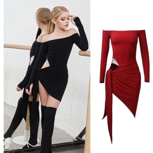 2020 Girls Latin Dance Dress Blue Short Sleeve Practice Clothes Latin Competition Dance Dresses Latin Performance Wear DQS5770