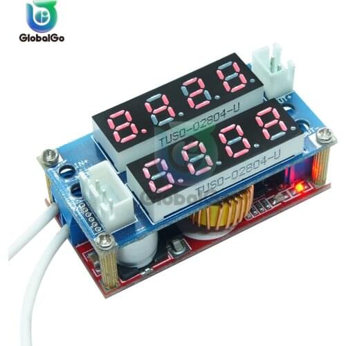 0.28" Digital LED Voltmeter Ammeter Car 5A Constant Current Voltage Tester Step-down Charging Board Buck Boost Charger Module