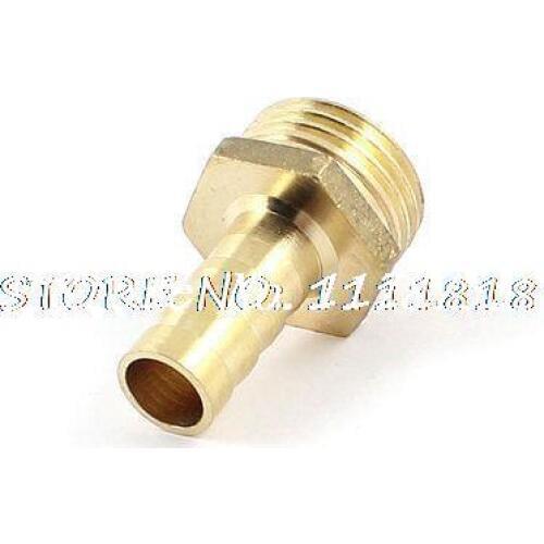 1/2" PT Male 10mm Hose Barb Nipple Brass Quick Coupling Connector