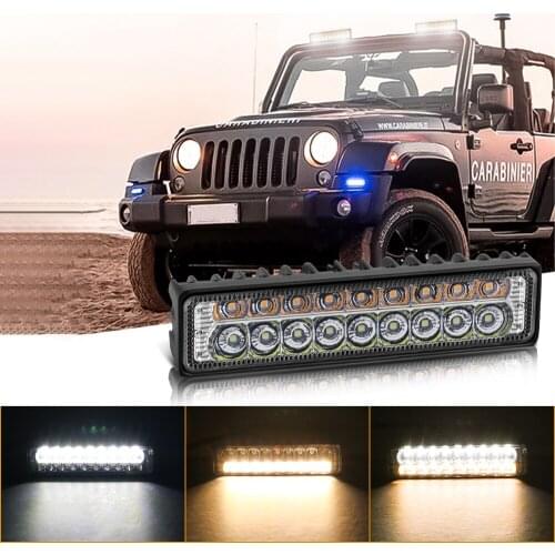 LED Headlights Car Motorcycle For Boat Tractor Trailer Off Road 54w Working Light LED Spot Work Light Truck Front Lights 12-24V