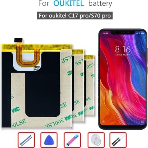 Battery 3900mAh For Oukitel C17 Pro/S70 Pro S70Pro Mobile Phone Li-ion Bateria