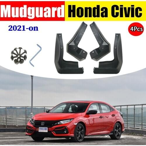 Car Accessories Auto Styline Mudflaps FOR Honda Civic 2021 Mudguards Fender Mud Flap Guard Splash Guards Front Rear 4pcs