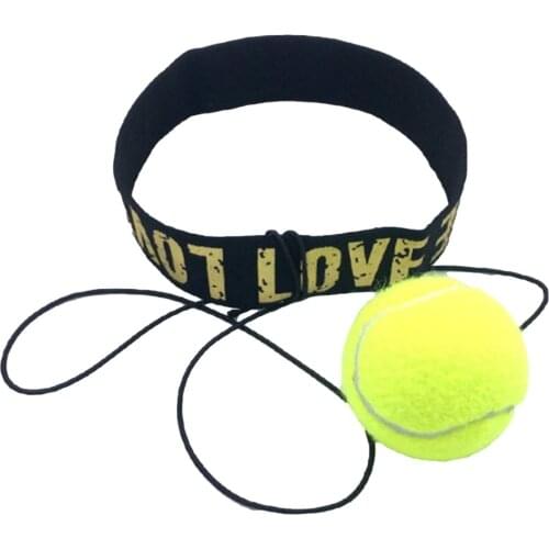 Boxing Reflex Speed Punch Ball With Headband Gym Muay Thai Boxer Accessories Air Strike Reaction Training Tennis Style Ball