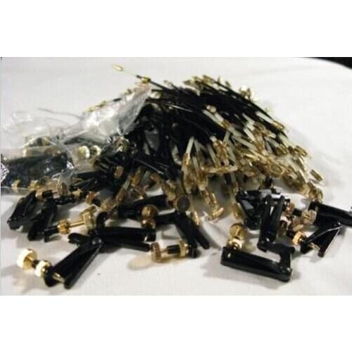 40pcs VIOLIN black fine tuners+40pcs VIOLIN tail Guts high quality