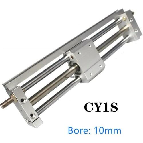 CY1S CY1S10 Storke100-500mm Magnetic Coupling Rodless Cylinder Pneumatic Cylinder CY1S10-100 CY1S10-200 CY1S10-300 CY1S10-400