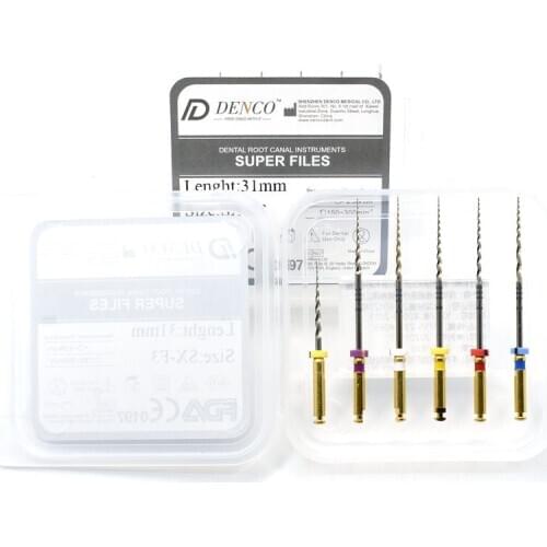 Dental super files endodontic niti files 21mm 25mm nickel titainium endo rotary instrument SX-F3 dentistry tool