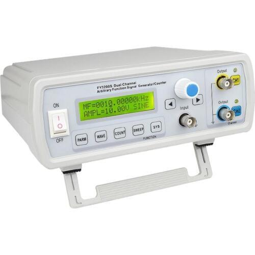 FY3200S 6MHZ Digital DDS Dual-channel Function Signal Source Generator Arbitrary Waveform/Pulse Frequency Meter US