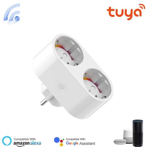 Gosund 16A EU WiFi Smart Plug Socket Power Outlet APP Remote Control Work With Alexa Google Home Tuya Smart Life No Hub Required